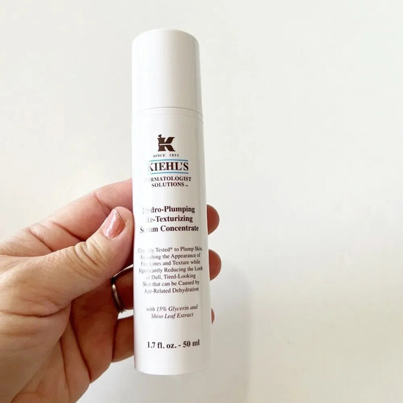 Kiehl's Hydro-Plumping Re-Texturizing Hydrating Serum Concentrate 1.7oz 50ml Box - Picture 3 of 8
